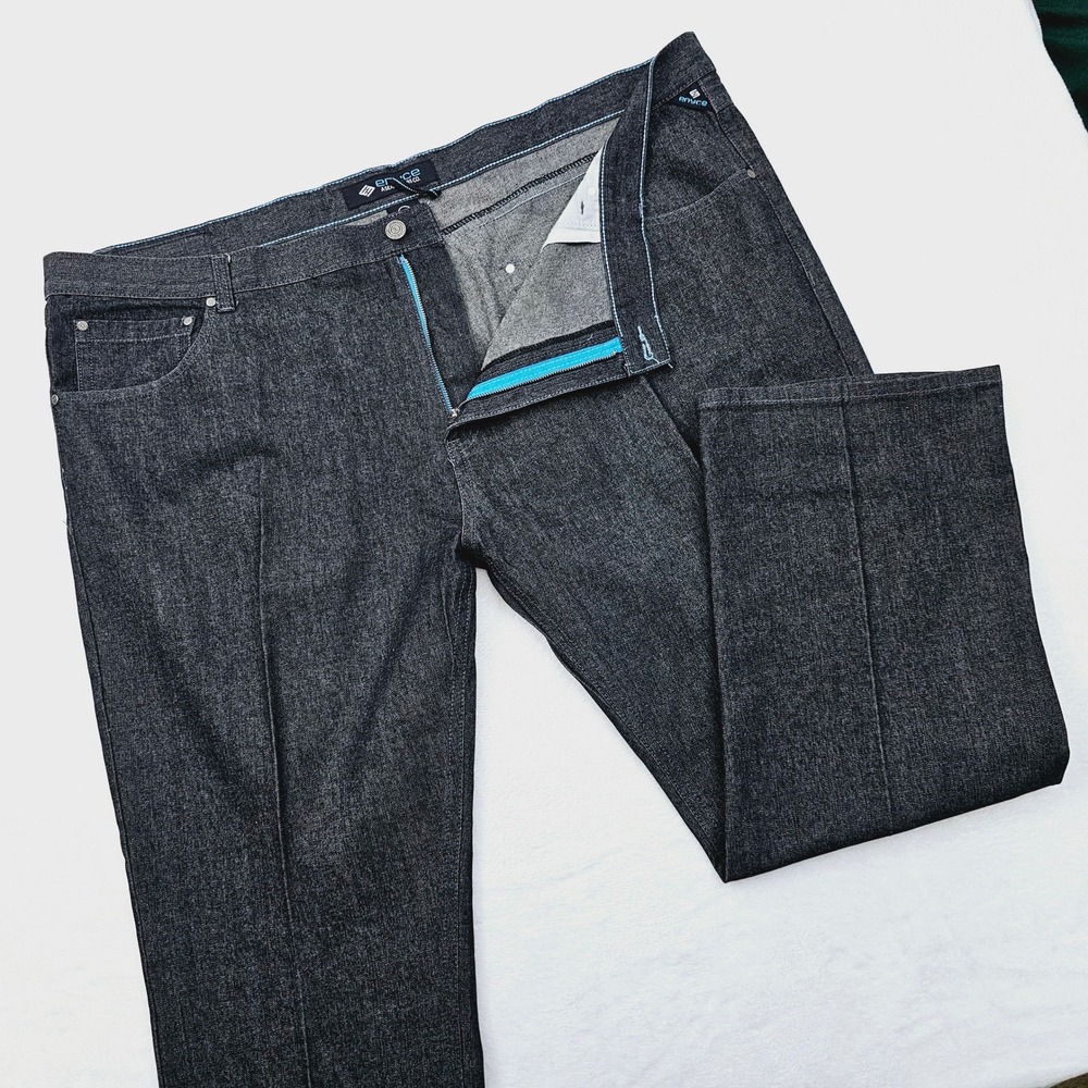 Enyce Denim Jeans‎ Mens 54W 32L Black Indigo Sean Combs Straight Leg Streetwear